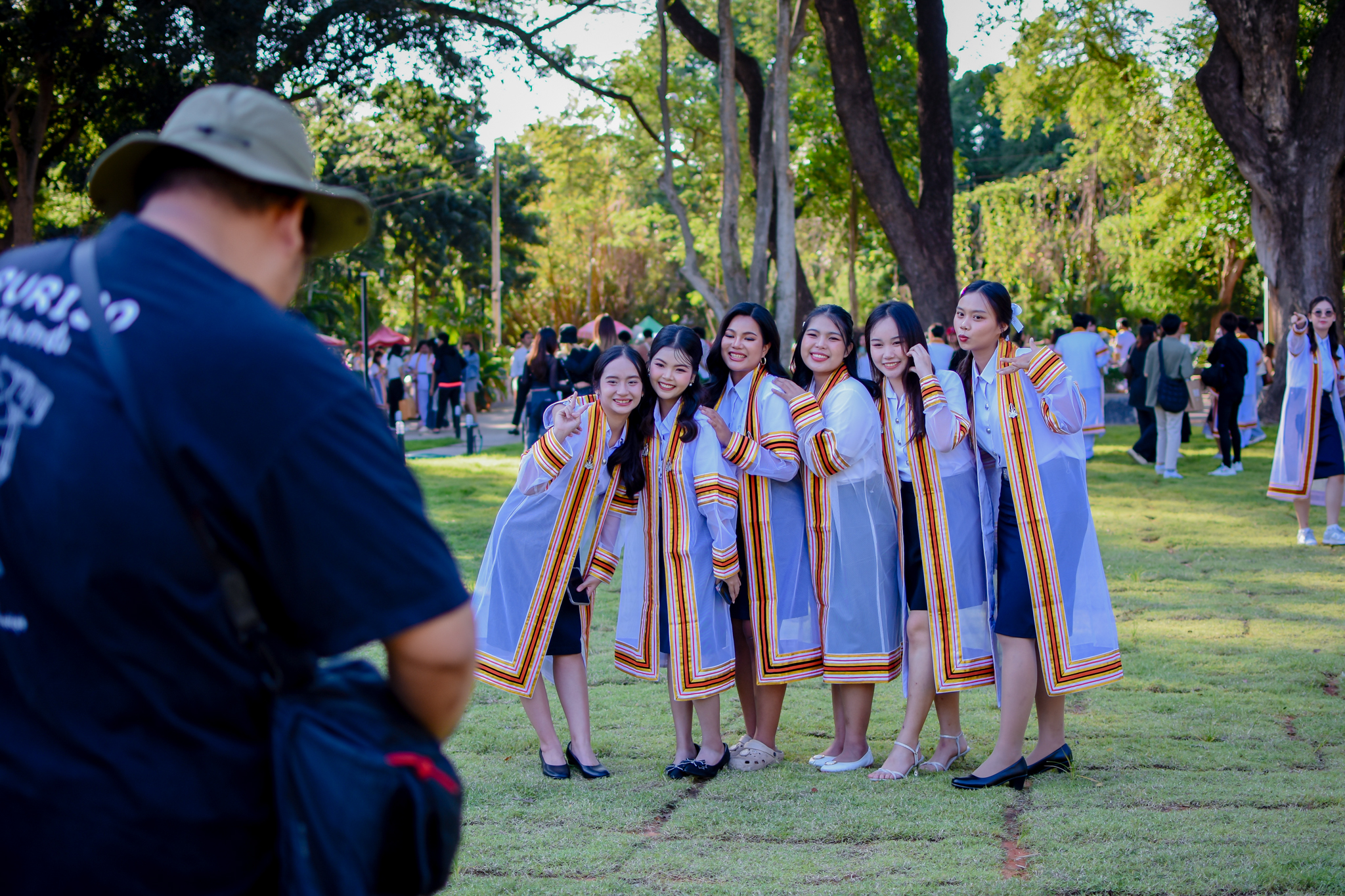 บรรยากาศวันถ่ายภาพรวมบัณฑิต 
ณ คณะนิติศาสตร์ มหาวิทยาลัยขอนแก่น